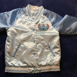 Disney Stitch girls varsity jacket